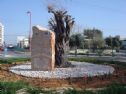 The monument on the Square