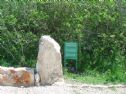The monument at the entrance to the park