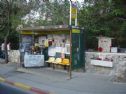 The bus stop in Mexico street