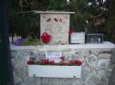 The municipal memorial plate with the additions made by the families