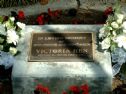 Vicky's memorial headstone
