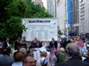 The memorial in New York in 2004