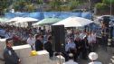 The ceremony wiht police high officers