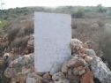 The plaque on the memorial at the place of attack