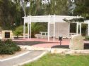 The commemoration place at the entrance to the Kibbutz