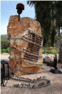 The memorial near Metula