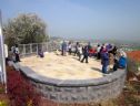The lookout place over the Hula valley and its magnificent view