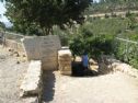 The commemoration stone in Yitzhak Spring