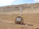 The memorial at place of attack near Adam junction