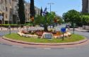 The square in Ben Gurion street