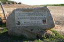 monument describing the events