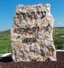 The memorial at place of attack