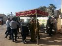 Celebration of entering the Torah to the air base synagogue