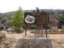 The memorial plaque at the spring