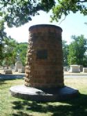 The Cairn in Arlington, made of 270 stones one for each of the killed people