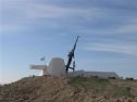 The memorial on top of the hill