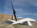 The memorial on top of the hill