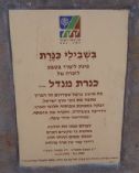 The writing on the memorial stone