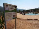 The pool in memory of the three boys, Eyal, Naftali and Gilad