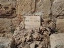 The memorial cairn at the place of attack