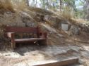 The bench near Kibbutz Lahav