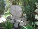 the memorial stone in Kibbutz Lahav Cemetery